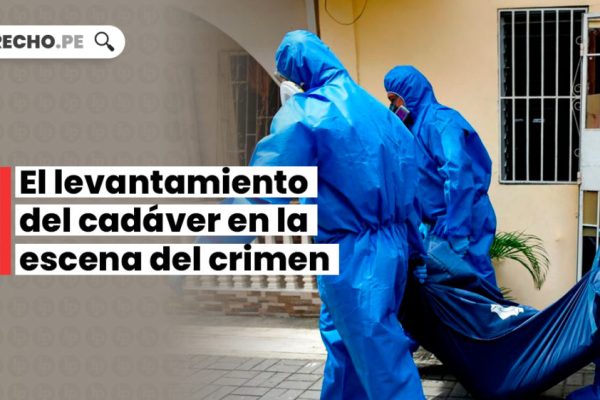 El Levantamiento del cadaver en la escena ddel crimen